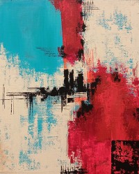 Aisha Mahmood, 18 x 24 Inch, Acrylic on Canvas, Abstract Painting, AC-AIMD-108 Aisha Mahmood, 18 x 24 Inch, Acrylic on Canvas, Abstract Painting, AC-AIMD-108